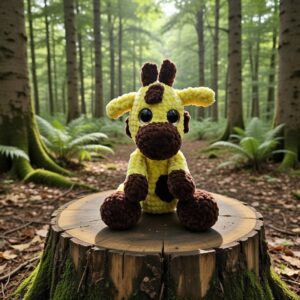 Kleine süße Giraffe